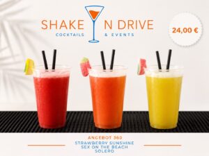 Angebot 360 SEX ON THE BEACH + SOLERO + STRAWBERRY SUNSHINE